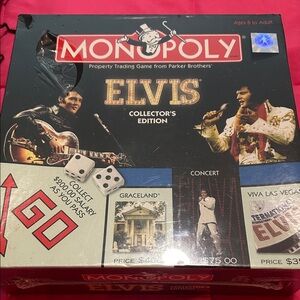 Elvis Collector's Edition Board Game - Red and Black